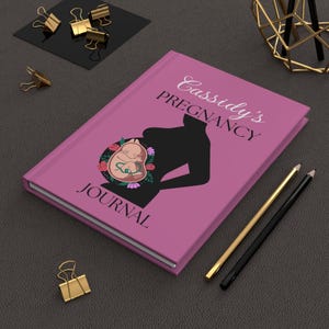 Custom Pregnancy Journal: Matte Hardcover Keepsake, Baby Milestone Tracker