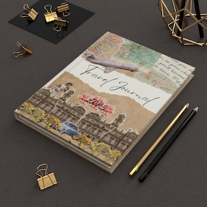 Travel Journal for Adventurers, Travel Diary, Vintage Journal for Memories, Gift for Travelers, Wanderlust Travel Notebook, Traveling Notes