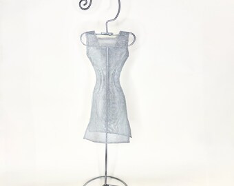 IKEA Vintage Wire Metal Mesh Female Dress Form   Stand Collectible 23” Pre Owned