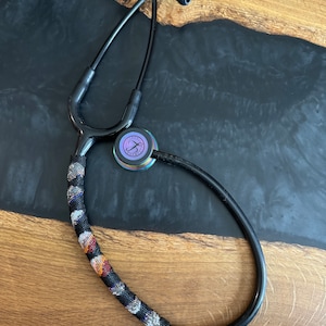 Moon Beaded tube decoration for stethoscope