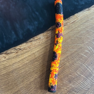 Sunflower beaded stethoscope tube
