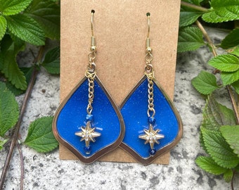 Wishing Star Handcrafted Polymer Clay Earrings