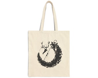 Forest Guardian Cotton Canvas Tote Bag