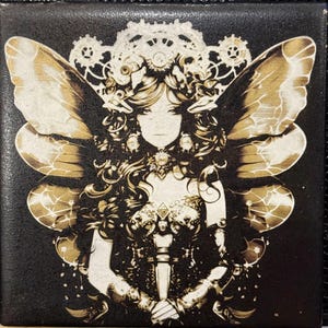Beautiful painted ceramic coasters!
