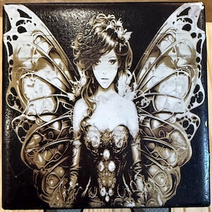 Beautiful painted ceramic coasters!