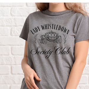 Lady Whistledown Society Club Comfort Colors Shirt, Bridgeton, The Ton shirt