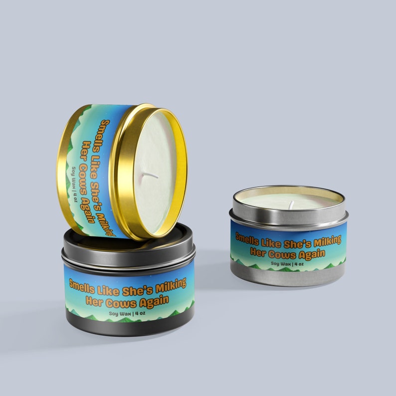 Smells Like She's Milking Her Cows, Stardew Valley Candle, Stardew
