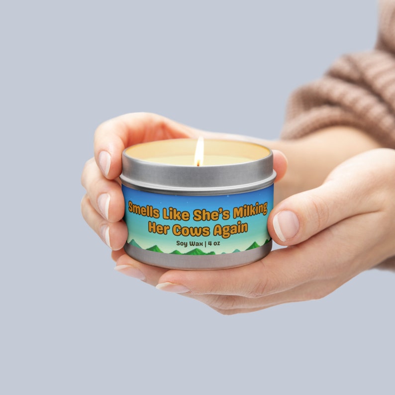 Smells Like She's Milking Her Cows, Stardew Valley Candle, Stardew