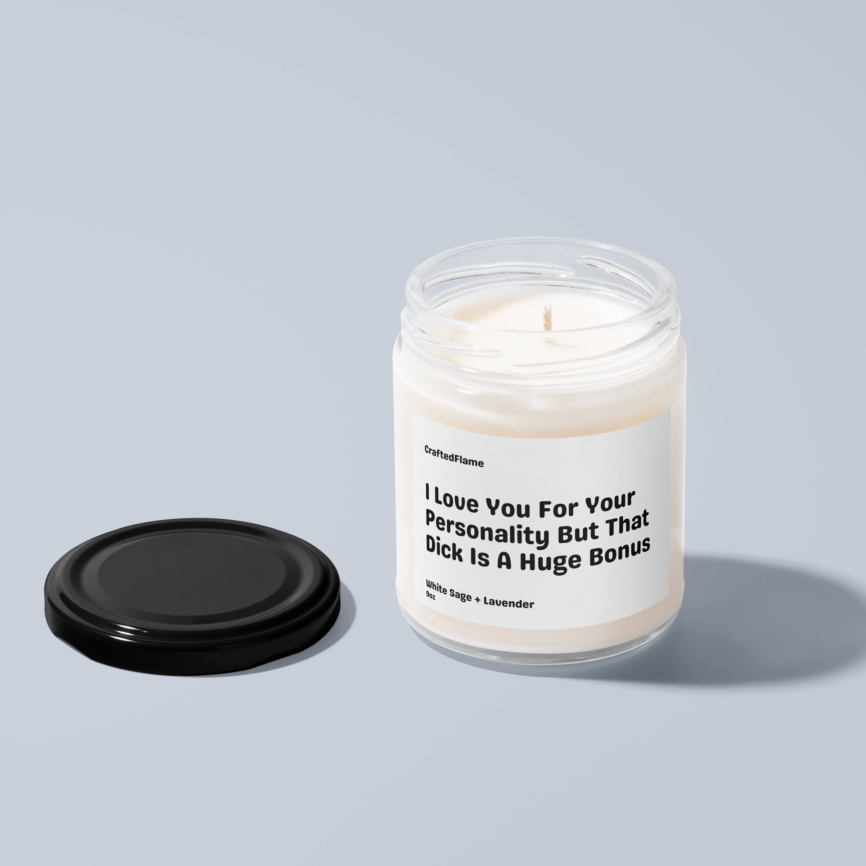 I Love You for Your Personality Candle, Funny Boyfriend Gifts, Gag