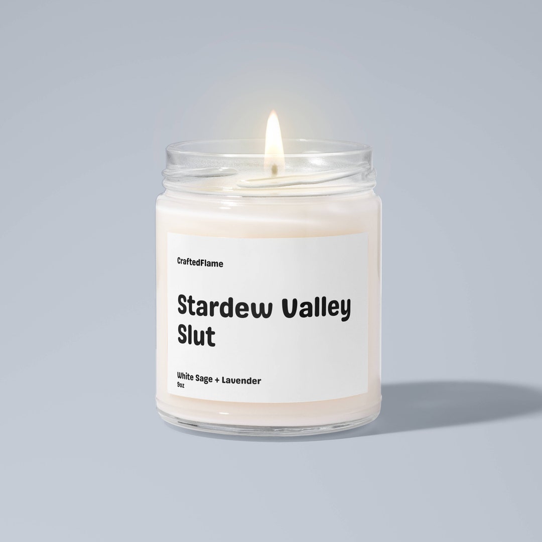 Stardew Valley Slut Candle, Stardew Valley Candle, Stardew Valley Gift
