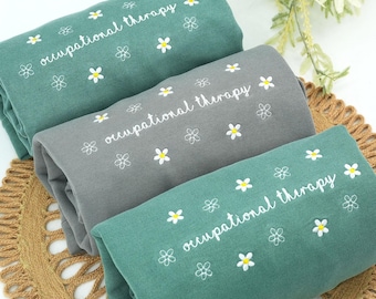 Embroidered Occupational Therapy Sweatshirt: Comfort Colors OT Crewneck