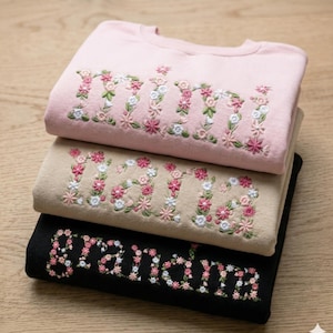 Custom Plant Lady Embroidered Sweatshirt on Etsy