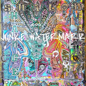 The Lord is My Peace so I Chased Discomfort, Christian Neo-Expressionism Painting Drawing Wall Art  Poster Digital Download