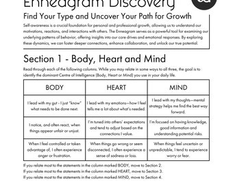Enneagram Self-Discovery: Find Your Type