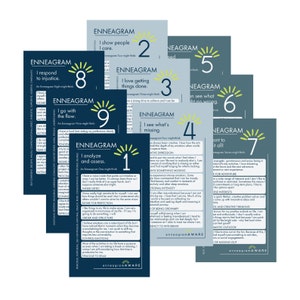 Cartes d'identité EnneagramAWARE Fast Five