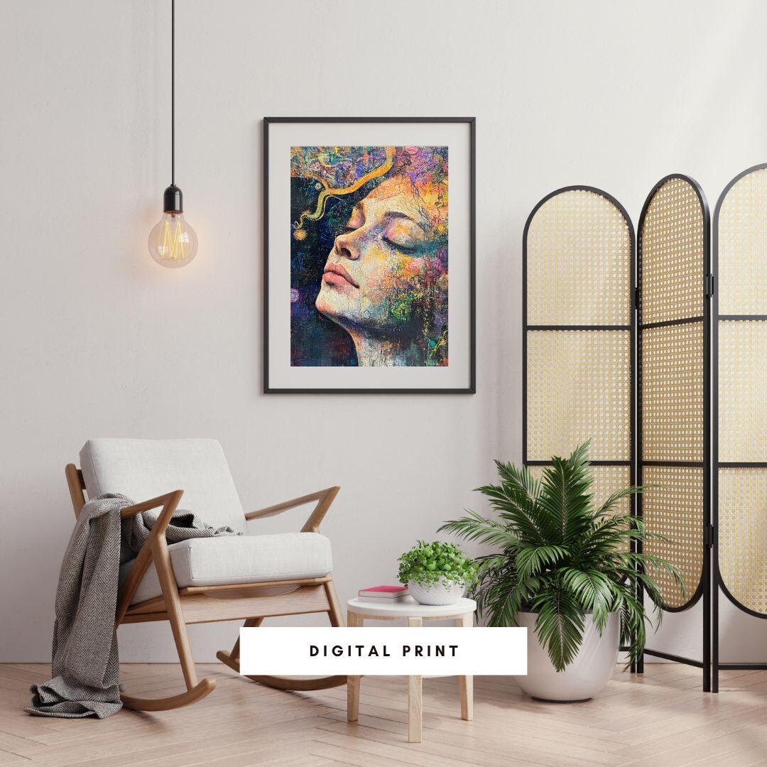 store product block Inner Dreams - Abstract Portrait Art poster