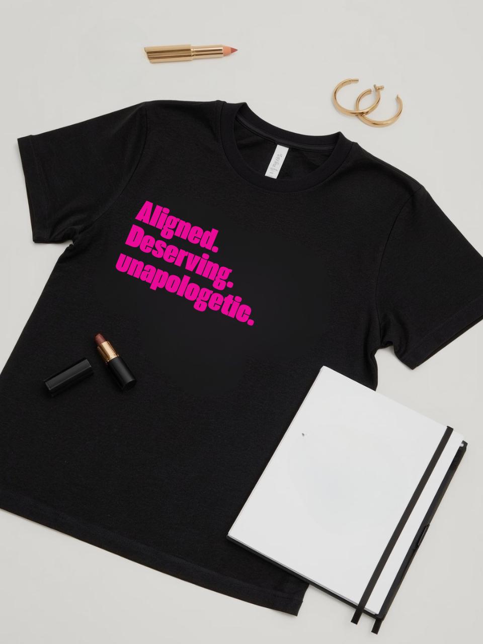 store product block Unapologetic. Tee poster