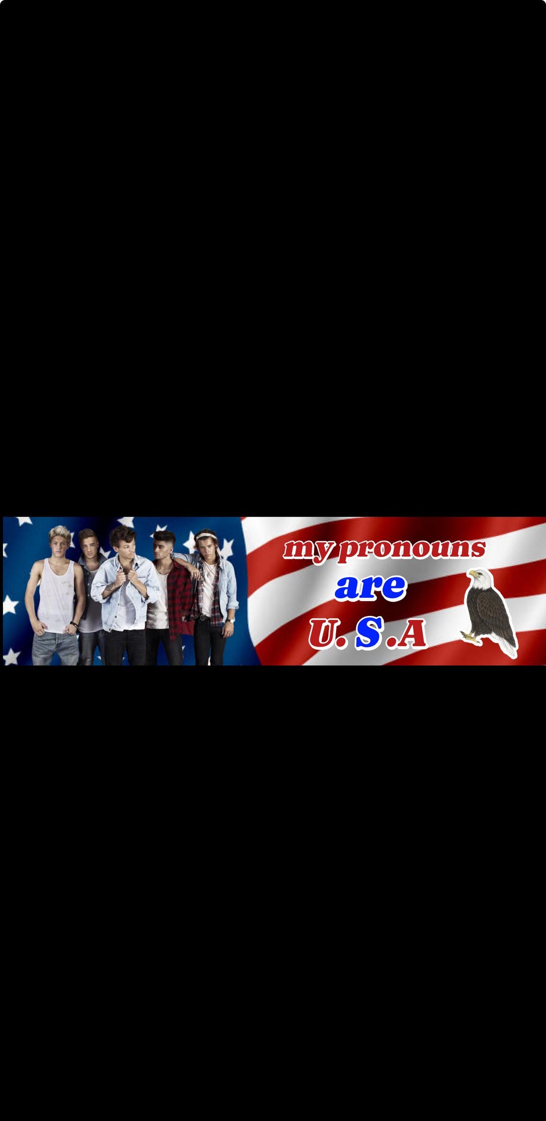 1D USA Bumper Sticker - Etsy