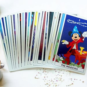 LAST TWO DECKS - Disney Tarot Card Deck | 78-Card Full Tarot Set | Major & Minor Arcana | Magical Fortune Telling | Enchanting Tarot Gift