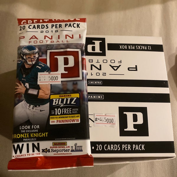 2018 Panini Football Fat Pack - L. Jackson, Josh Allen, Saquon Barkley and Baker Mayfield Rookies!