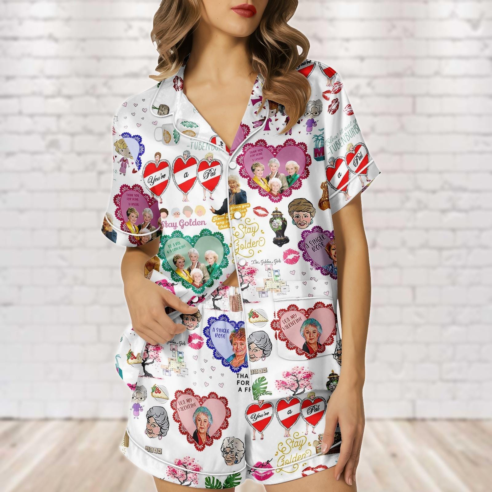 トップス 80s German Vintage Print Pajamas shirt 80s German Vintage Print Pajamas shirt