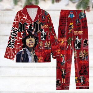 Mens acdc pyjamas sale