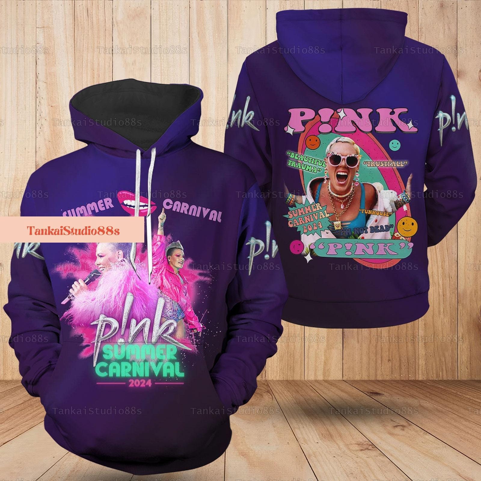 Pink Merch Hoodie Etsy UK