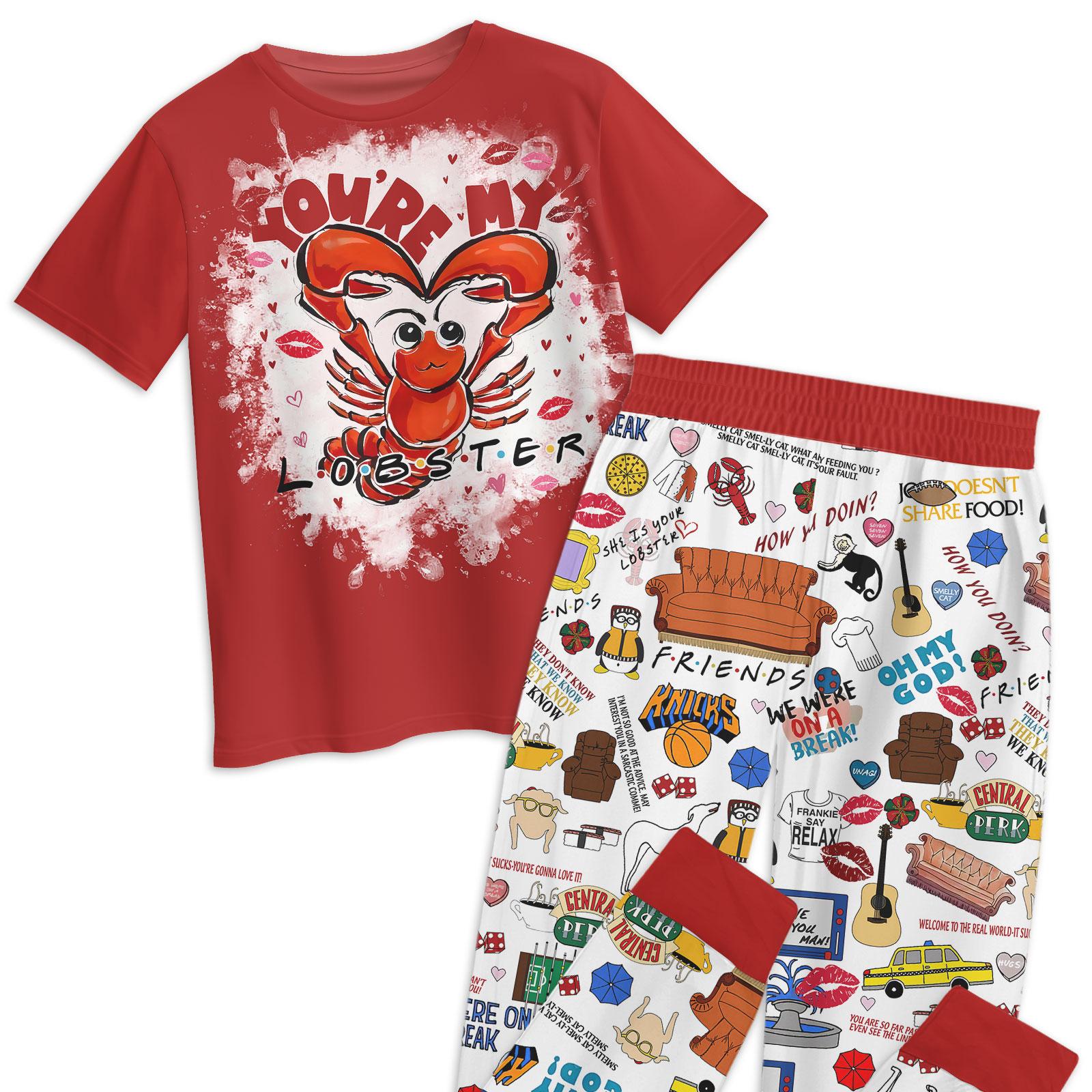 Friends Lobster Pjs Etsy UK