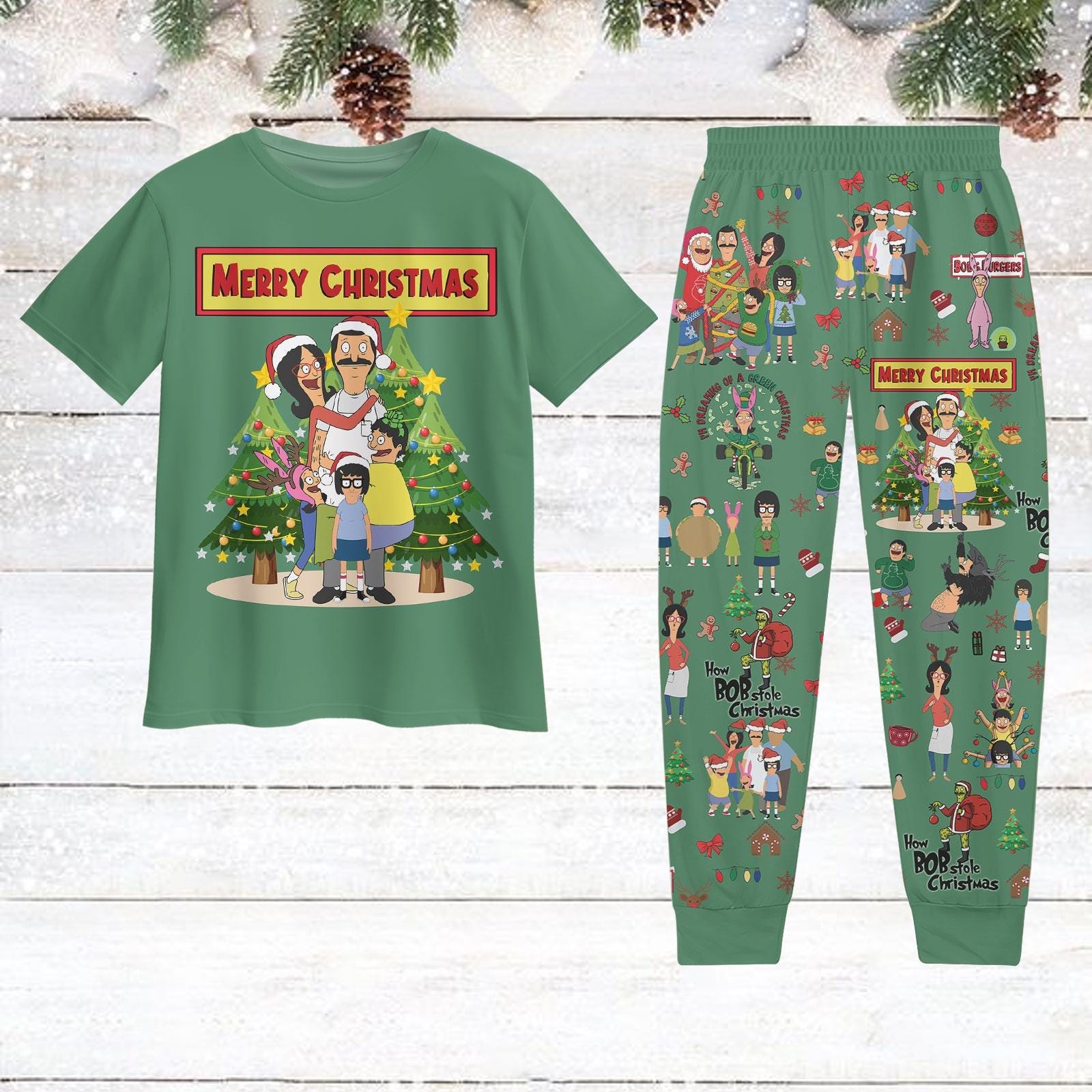 Bob Burgers Pajamas Etsy UK