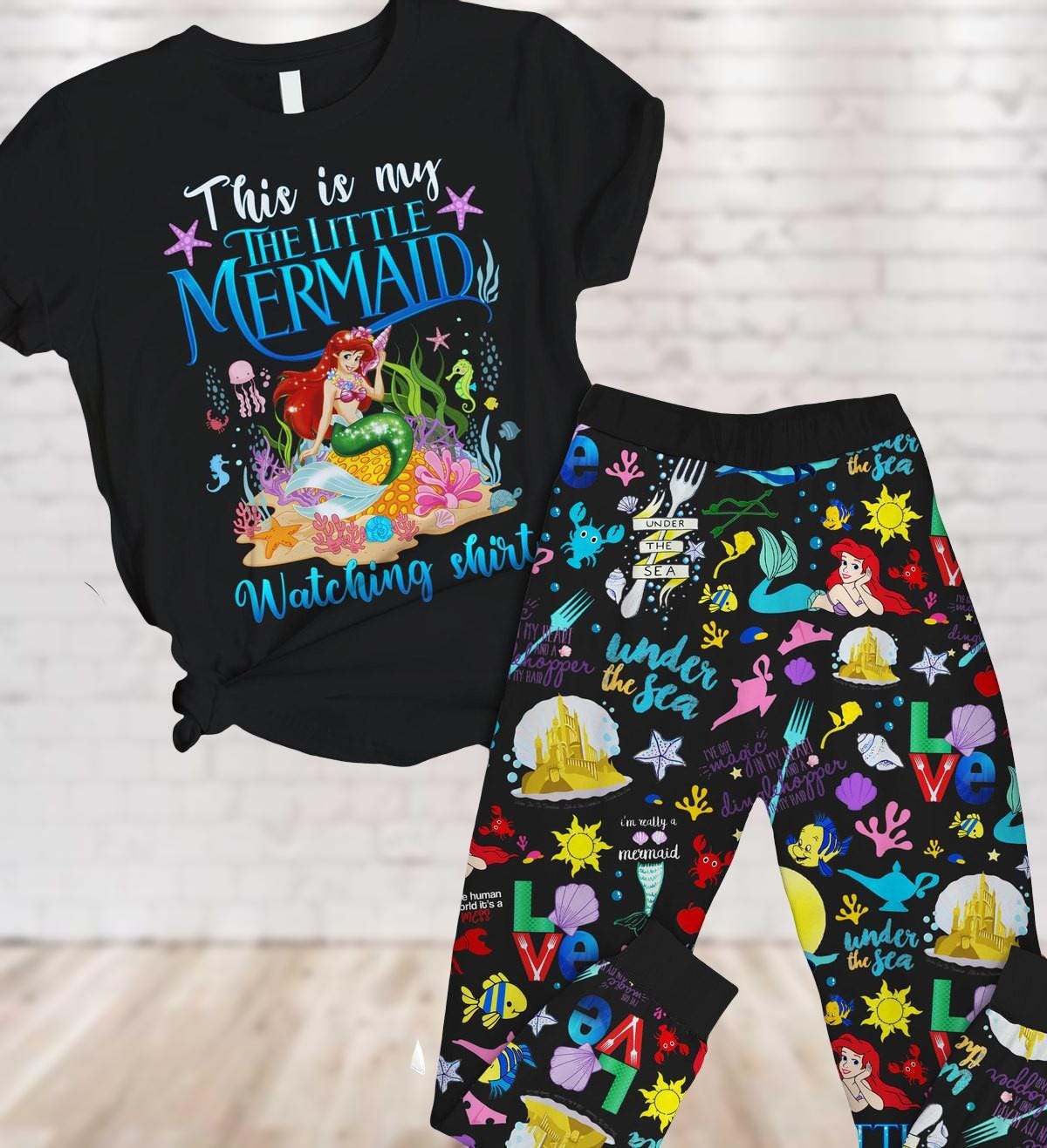 Christmas Little Mermaid Pajamas Womens Mermaid Pajamas UK