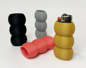 Lighter Case 001 - 3D Printed Sleeve compatible with regular Bic Lighters