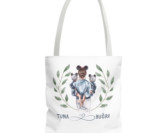 Tote Bag (AOP) Buğra Tuna Anne çocuk çantası