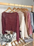 Crochet Knit Summer Sweater: Open Knit Beach Cover-Up