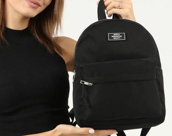 Backpack, Women Backpack, Women Bag, Black Backpack, Black Bag, Backpacks