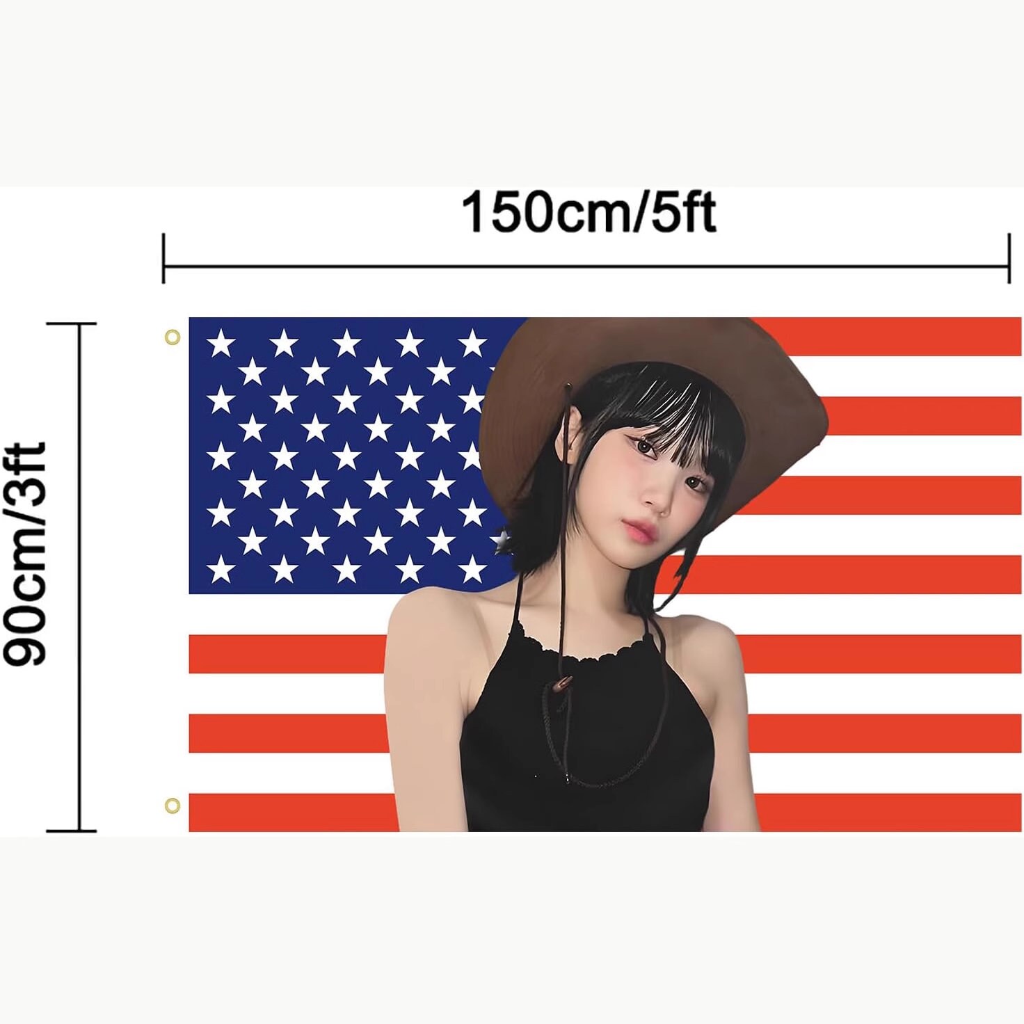Drapeau Pirate "Le Temps Passe Avec Le Rhum" 150x90 Cm - Polyester, Oeillets Métalliques, Pour Décoration Intérieure/extérieure - 8