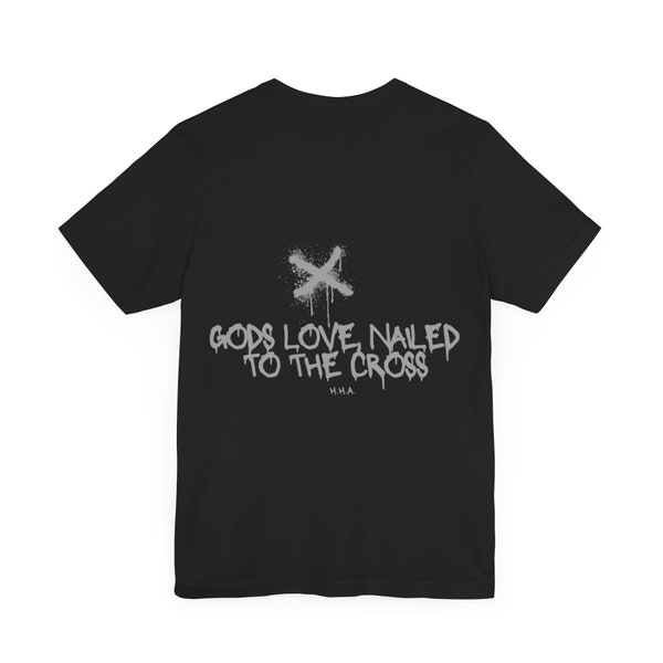 Gods Love Nailed To The Cross Branded T-Shirt | Faith T-Shirt