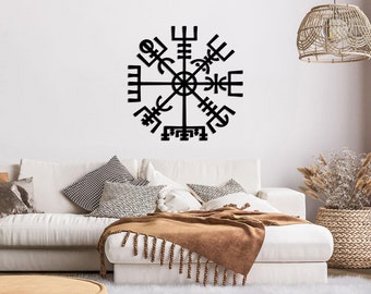 Vegvisir Viking Metallwandkunst: Nordisches Dekor