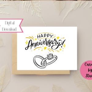 Biglietti di auguri stampabili / Biglietti da scaricare immediatamente per compleanni, festività, ringraziamenti e altro ancora