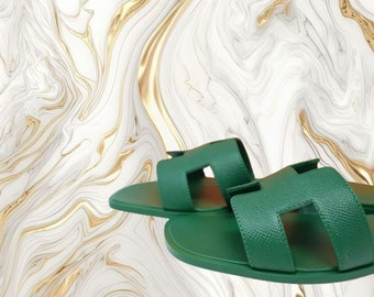 Elegant Women Leather Sandals, Women Sandals, Real Leather Sandals, Greek Women Sandals, Slippers