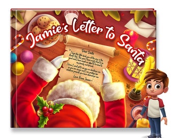 Letter To Santa Personalized Children's Christmas Book - Makes The Perfect Christmas Gift For Children - Perfect For Ages 0-7