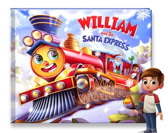 Santa Express Personalized Children's Christmas Story Book - The Perfect Christmas Gift For Kids Aged 0-7
