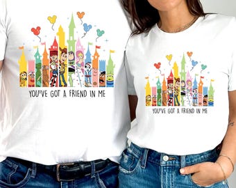 Camiseta "Tienes un amigo en mí", camisetas familiares de Toy Story, camisetas de vacaciones a juego