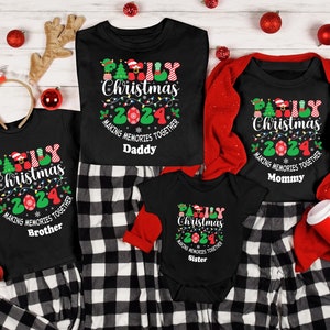 Custom Family Christmas Shirts, Matching Couples Tee for Christmas Party, Most Likely to Christmas Shirt,2024 Christmas