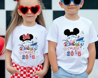 Camiseta de Mickey Mouse Disney Cruise, camiseta de vacaciones familiares