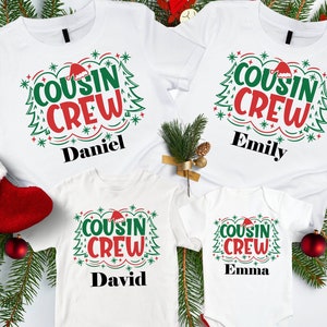 Cousin Crew Weihnachtshemden, Familie Weihnachtshemden, Passende Familie, Weihnachtsmütze Shirt, Weihnachtshemd, Weihnachtscrew, Weihnachtst-stück 8