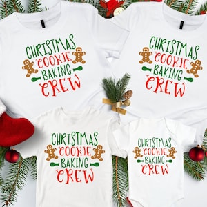 Christmas Baking Shirts ,Christmas Cookie Shirt ,Matching Family Shirts ,Christmas Shirt Baking Crew Shirts ,The Christmas Cookie Crew 10