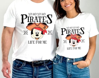 Disney Pirates Mickey Mouse Shirt, Family Cruise Matching Tee