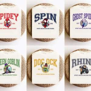 Spidey And His Amazing Friends Shirt, Ghost Spider Tee, Disney Comic Tee, Spidey Birthday Shirt, Avengers Kids Spidey Tee, Spidey Fans Tee