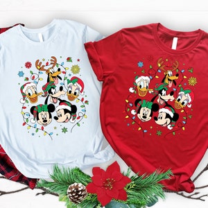 Vintage Mickey and Friends Characters Christmas Sweatshirt, Disney Christmas Sweater,Mickey&#39;s Very Merry Xmas Party,Disney Vacation Shirt ,3