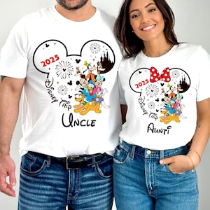 Custom Disney Trip Shirt, Disney Trip 2025 Shirt, Disney All Characters Shirts, Disney 2025 Shirts, Custom Characters Disney Shirts